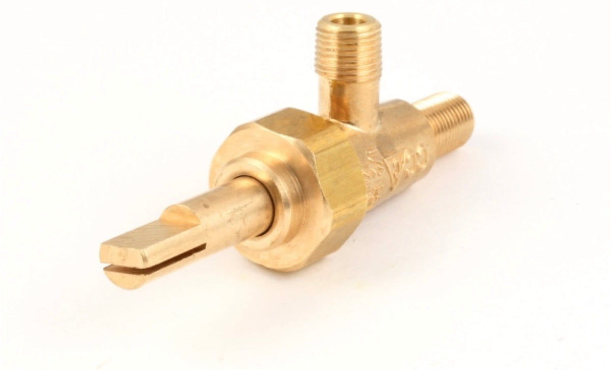 Royal Range 1628 Gas Valve Without Orifice, Brass
