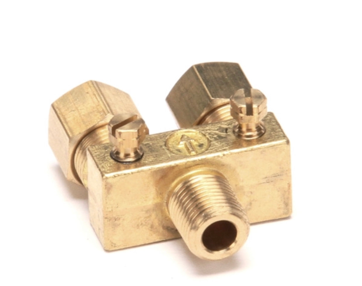 Imperial Range 1003 Dual Pilot Valve (3/16" CC x 1/8" NPT, Brass)