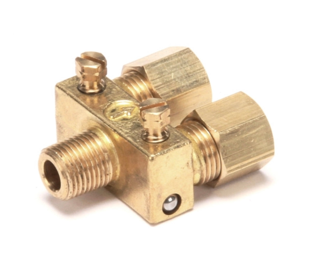 Imperial Range 1003 Dual Pilot Valve (3/16" CC x 1/8" NPT, Brass)