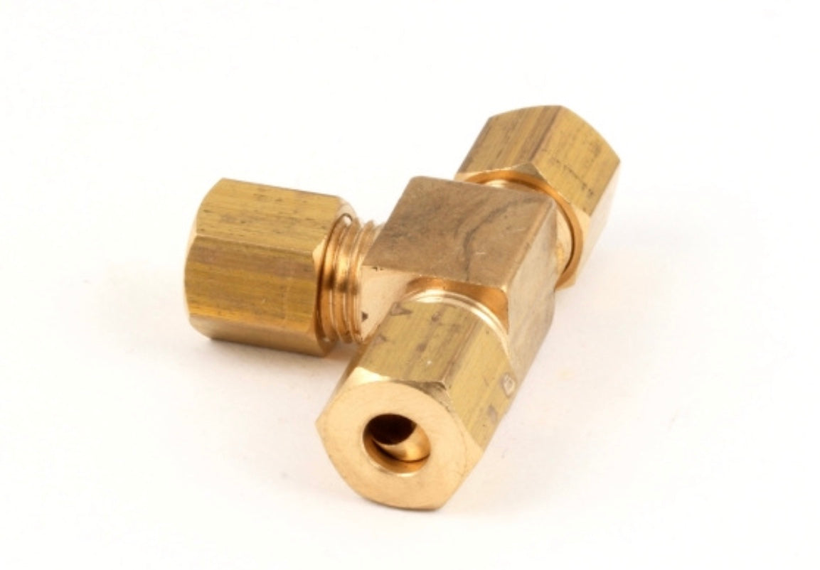 Imperial Range 3097 Brass Compression Tee (3/16", IR-2000 & IHR)