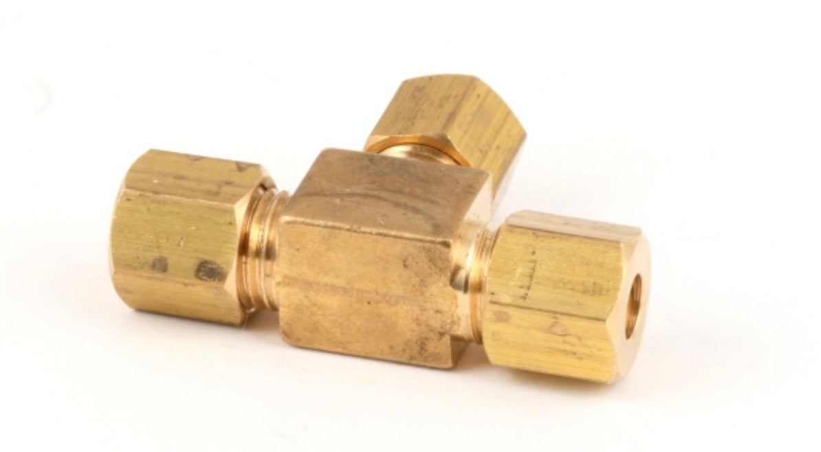 Imperial Range 3097 Brass Compression Tee (3/16", IR-2000 & IHR)